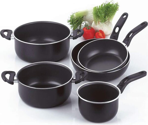 Zanetti Padella Antiaderente in Alluminio 24 cm Manico Bachelite Jumbo