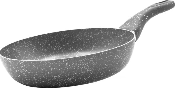 Zanetti Padella in Alluminio 24 cm Rivestimento Rinforzato con Titanio Pietra Rara