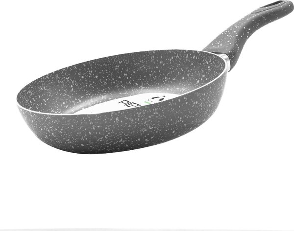 Zanetti Padella in Alluminio 24 cm Rivestimento Rinforzato con Titanio Pietra Rara