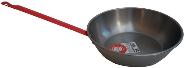 ILSA Padella Fonda 28 cm con Manico Acciaio Spazzolato