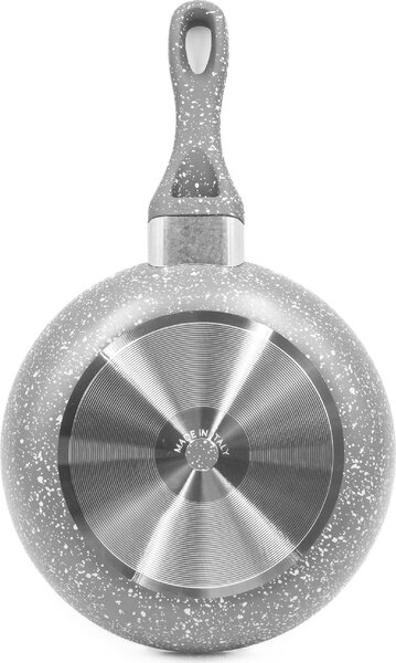 Zanetti Padella in Alluminio 24 cm Rivestimento Rinforzato con Titanio Pietra Rara