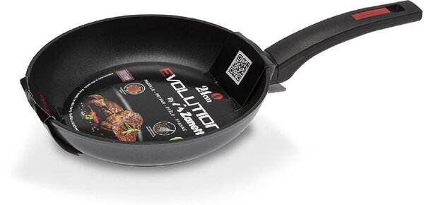 Zanetti Padella Antiaderente Induzione in Alluminio 24 cm Manico Bachelite colore Grigio Evolution