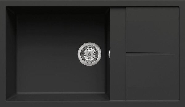 Elleci Unico 410 Lavello montato su piano Rettangolare Granitek