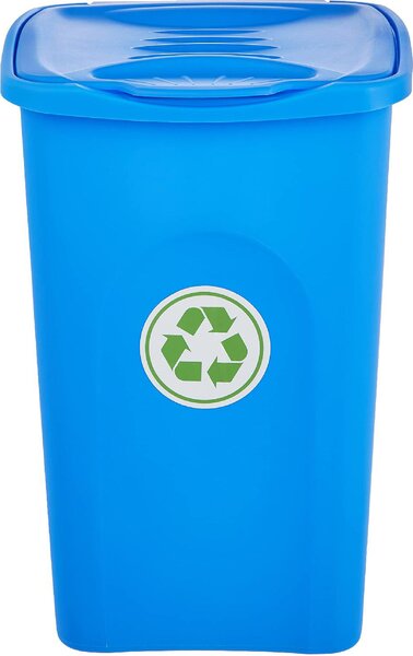 STEFANPLAST Pattumiera Plastica 50 litri 37x37x56h cm colore Blu - 70603