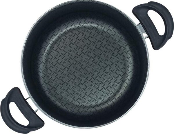 Zanetti Pentola Casseruola Antiaderente in Alluminio 2 Manici in Bakelite cm 18 - Dolomiti