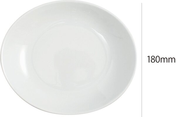 Saturnia Piatto Gondola Tivoli cm 21 Bianco - T017202