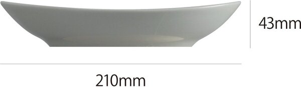 Saturnia Piatto Gondola Tivoli cm 21 Bianco - T017202