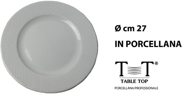 Table Top Piatto Piano cm 27 Waves - B1221