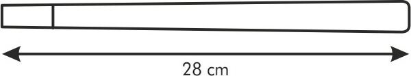 Tescoma Pinza Cucina in Nylon resistente fino a 210 lunghezza 28 cm colore nero - 638045 Space Line