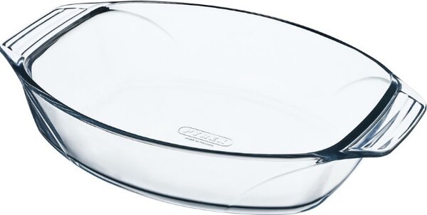 Pyrex Pirofila da Forno in Vetro Borosilicato Ovale 30 x 21 cm colore Trasparente