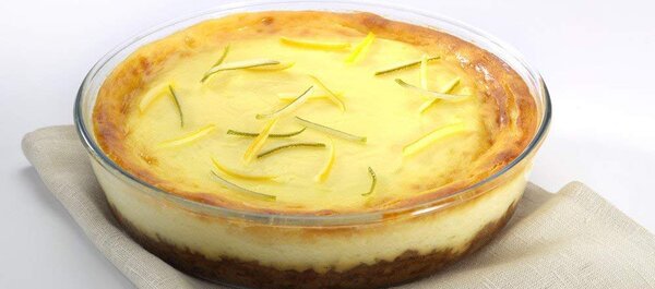 Pyrex Pirofila da Forno in Vetro Borosilicato Rotonda 25 cm colore Trasparente - BAKE & ENJOY