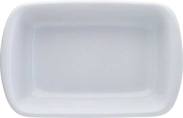 Pyrex Pirofila da Forno in Ceramica Rettangolare 22 x 15 cm colore Bianco - Supreme