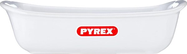 Pyrex Pirofila da Forno in Ceramica Rettangolare 22 x 15 cm colore Bianco - Supreme