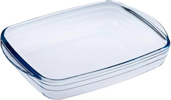 O cuisine Pirofila da Forno in Vetro Temperato Rettangolare 39 x 23 cm colore Trasparente