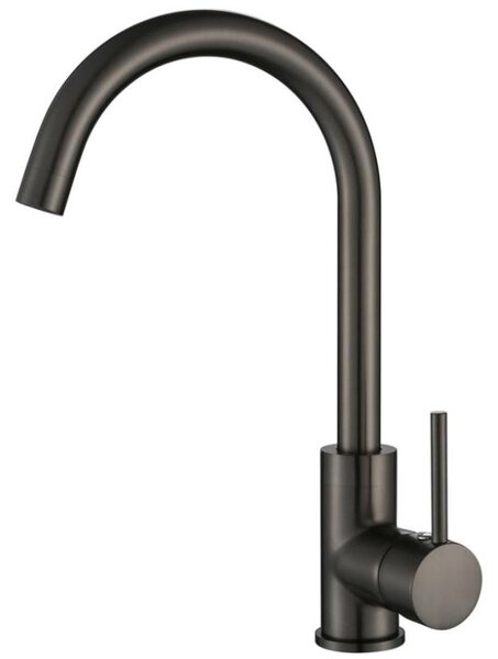 Rubinetto da cucina Ausmann Arvia con rivestimento in PVD color canna di fucile e bocca girevole 1208970641