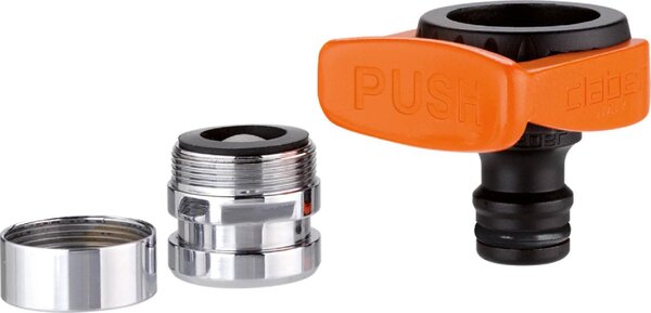 Claber Presa Rubinetto con filetto 22mm M / 24mm F per Raccordo Tubo da Giardino Irrigazione 3/4" - 8587
