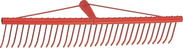 NBrand Rastrello in ferro per Erba 34 denti piatti larghezza 60 cm