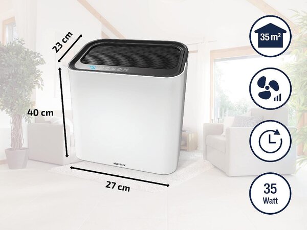 Soehnle Purificatore d'aria Umidificatore 35 m2 capacit 4 litri - 68092 AirFresh Wash 500