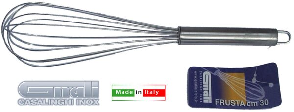 F.Lli Gnali Sbattitore Frusta Inox cm 35 Articolo 1035 Gnali - A61