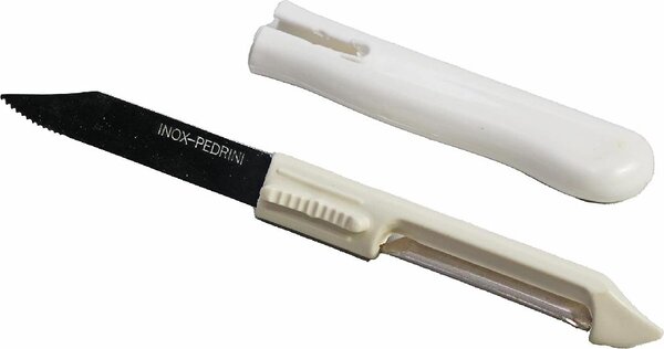 Pedrini Sbucciatore e coltello doppio uso Lame 7 cm Lame in acciaio inox - 38