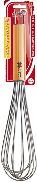 De Luca Coltellerie Sbattitore Frusta Inox 8 Fili cm 25 - L694-25