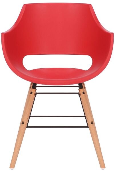 Set di 4 sedie Mario rosso