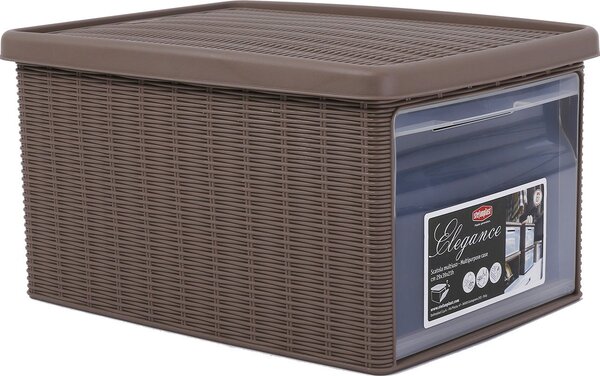 STEFANPLAST Scatola Elegance 29x39x21 tortora - 30002