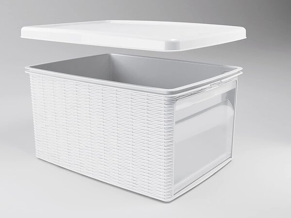 STEFANPLAST Scatola Elegance cm 19x29x16 bianca - 30020