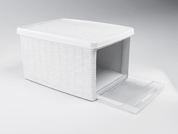 STEFANPLAST Scatola Elegance cm 19x29x16 bianca - 30020