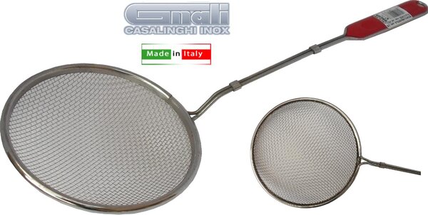 F.Lli Gnali Schiumarola Filo e Rete Inox cm 14 Articolo 422 Gnali - A35
