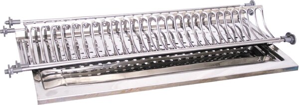 INOX ITALIA Scolapiatti Inox con Raccogligocce da 76 cm - H0078 52