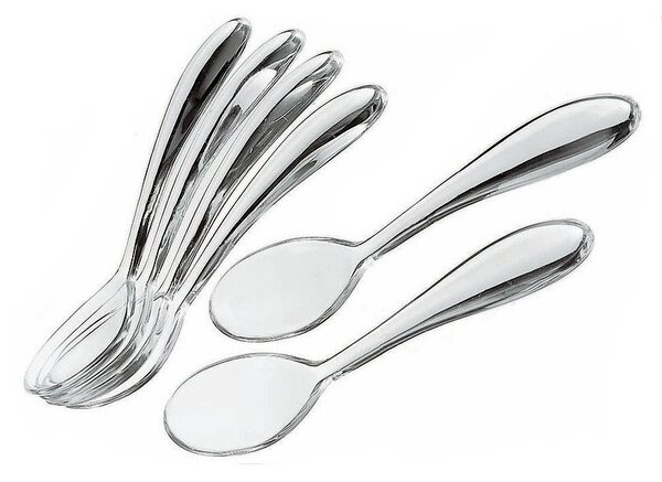 Guzzini Set 6 cucchiaini caff Trasparenti - 21730000 Gocce