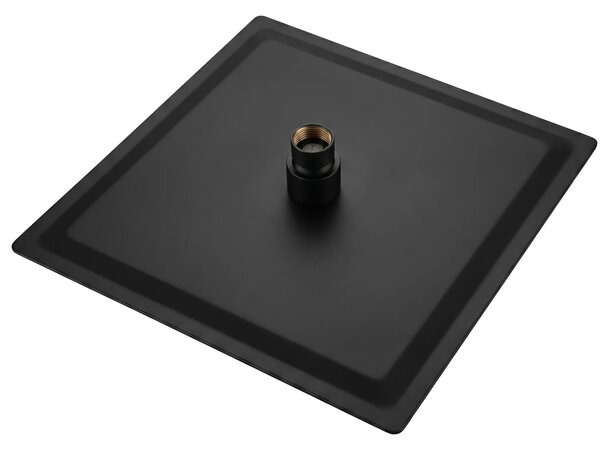 Soffione doccia quadrato REA JS-P015B 25cm Black