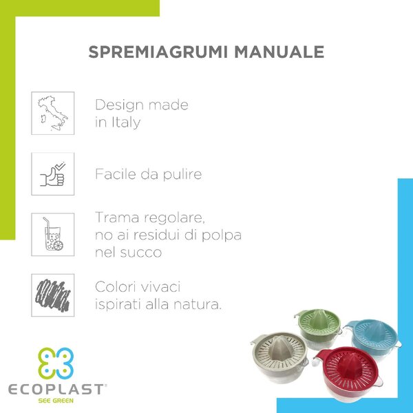 Ecoplast Spremiagrumi Linea Tulipano litri 0.6 - 35142