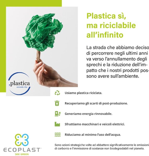 Ecoplast Spremiagrumi Linea Tulipano litri 0.6 - 35142