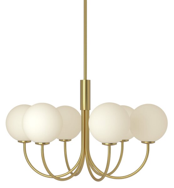 Lampadari Herstal, BALLON, dimmerabile, Dorato / Ottone, Soggiorno, Metallo, Design