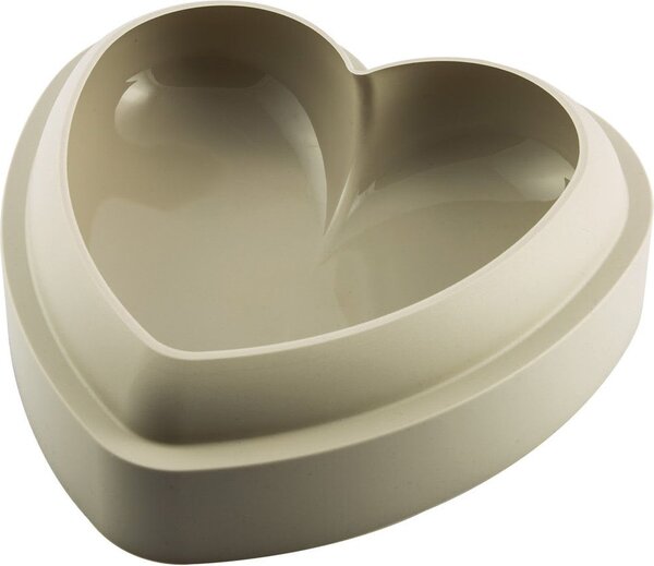 Silikomart Stampo in Silicone per Dolci Batticuore 205 x 198 x 62,5 H mm colore Beige