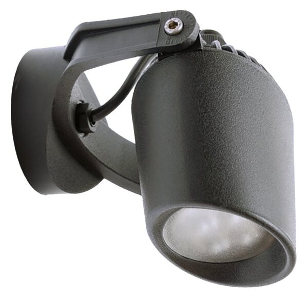 Faretto esterno resina top light roma fa12 ne gu10 led orientabile - Top Light