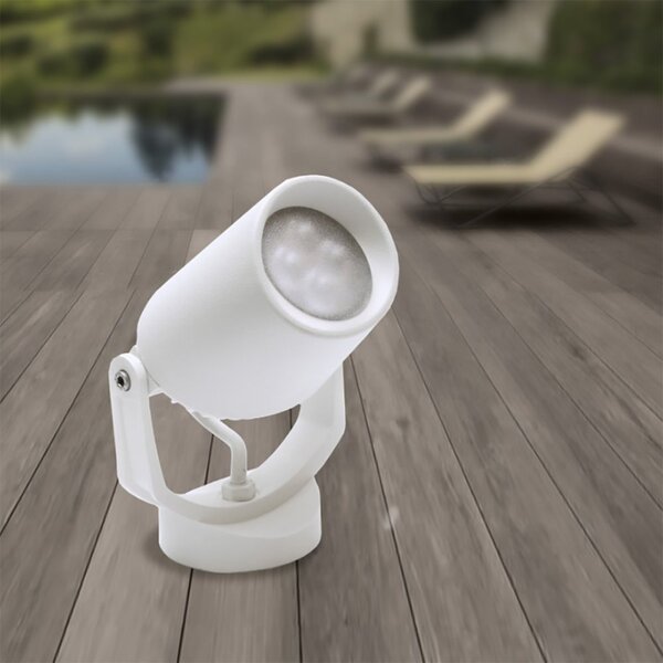 Faretto esterno resina top light roma fa12 bi gu10 led orientabile - Top Light