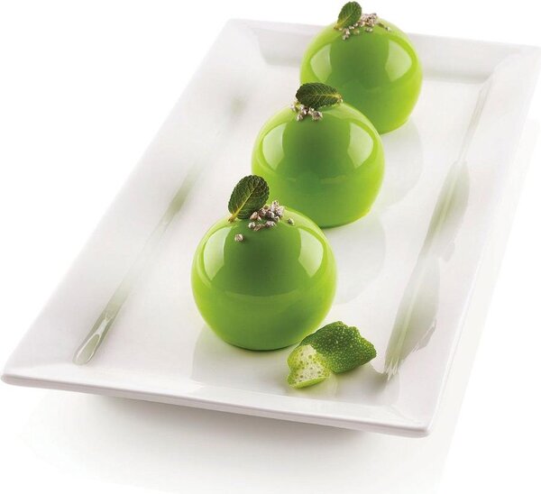 Silikomart Stampo in Silicone per Dolci Dolce Tartufo 8 Forme 6,2 x 5,2 H cm - 3Design