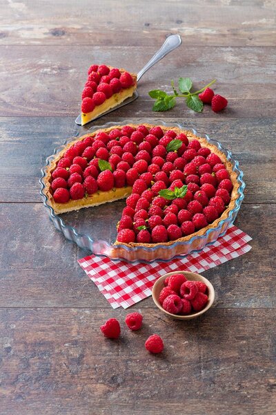 O cuisine Stampo per Dolci Crostata in Vetro Temperato 27 cm colore Trasparente - Arcuisine