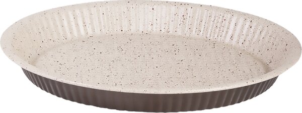 Pentalux Stampo per Dolci Crostata Antiaderente Tonda in Alluminio 28 cm - Rustic Line