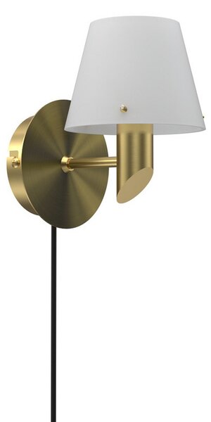 Applique da parete Herstal, Gil, Dorato / Ottone, Soggiorno, Metallo, Design