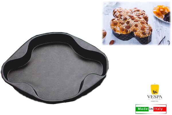 Vespa Stampo per Dolci Forma Colomba Antiaderente in Alluminio 37 x 27 cm