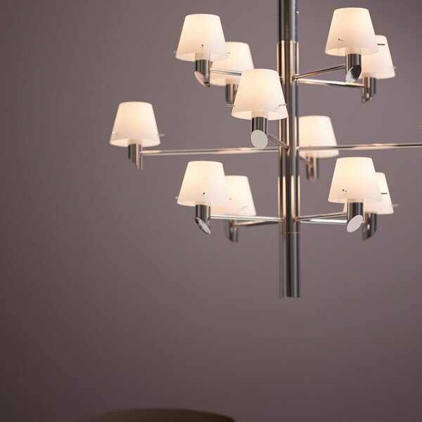 Lampadari Herstal, Gil, dimmerabile, Metallizzato, Soggiorno, Metallo, Design