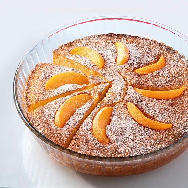 Pyrex Stampo per Dolci Torta in Vetro Borosilicato Rotondo Scanalato 26 cm colore Trasparente