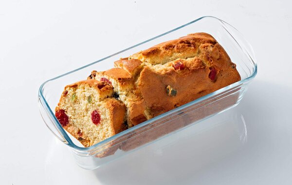 O cuisine Stampo per Dolci Plumcake in Vetro Temperato 28 cm colore Trasparente - Arcuisine