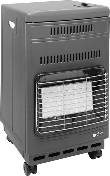 Sicar Stufa a Gas per Bombola GPL Infrarossi Portatile Potenza 4.2 kW colore Grigio - EURO90M
