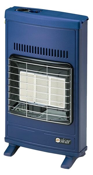 Sicar Stufa a Gas GPL da Parete / Pavimento Potenza 4.1 kW colore Blu - ECO40BGPL