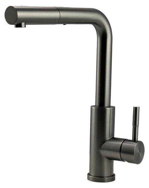 Rubinetto da cucina Pure.Sink Elite Steel Spark-S in PVD color canna di fucile con bocca estraibile PS8041-61